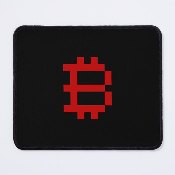 Item preview, Pixel Art Bitcoin B Symbol – Crypto Digital Art Red Color designed and sold by CyberRex.