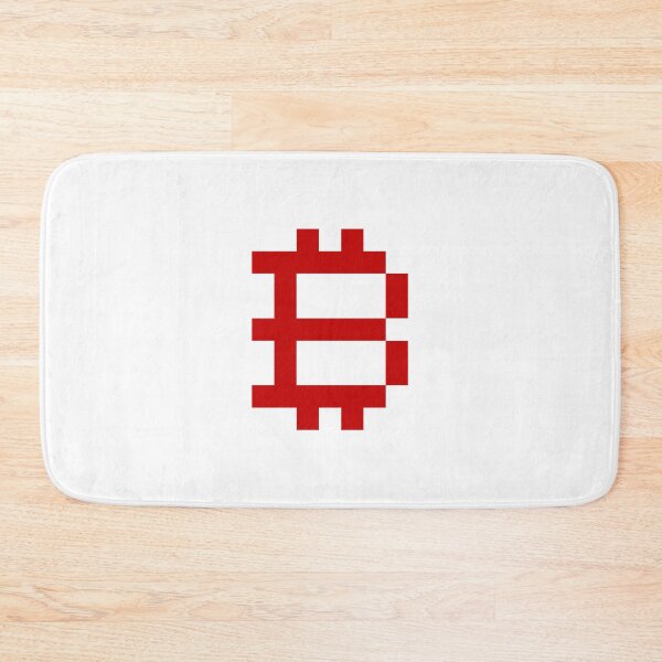 Item preview, Pixel Art Bitcoin B Symbol – Crypto Digital Art Red Color designed and sold by CyberRex.
