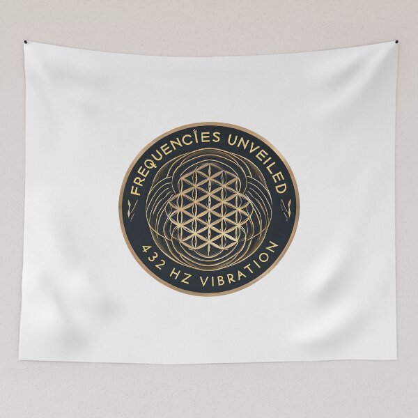 Item preview, Hidden Frequencies — 432 Hz Flower of Life Emblem designed and sold by Truth Designs.