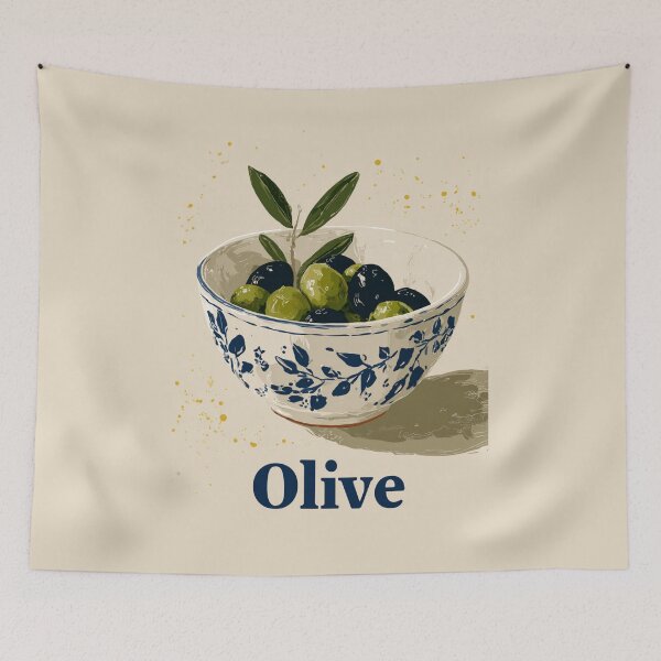 Item preview, Olives Bowl  designed and sold by StudioRedKoala.