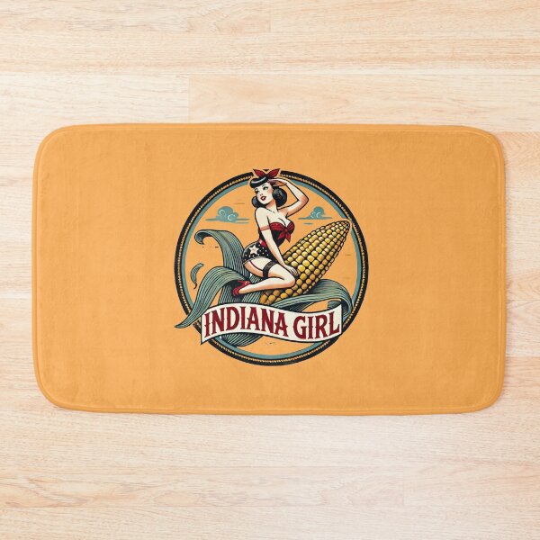 Item preview, Indiana Girl Corn Pinup Style designed and sold by FrictionMaxxing.