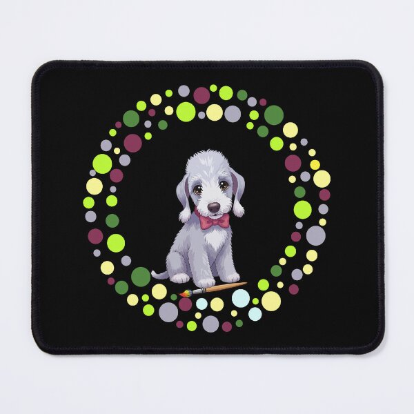 Item preview, Celebrate Dot Day with My Bedlington Terrier | Colorful Dog Art designed and sold by The Real Life Symphony.