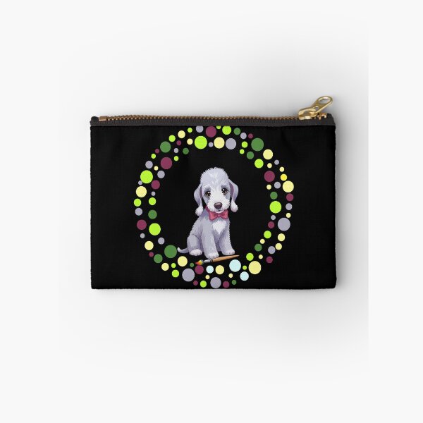 Artikelvorschau, Feiern Sie den Dot Day mit meinem Bedlington Terrier | Bunte Hundekunst entworfen und verkauft von The Real Life Symphony.