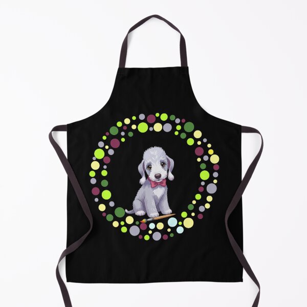 Artikelvorschau, Feiern Sie den Dot Day mit meinem Bedlington Terrier | Bunte Hundekunst entworfen und verkauft von The Real Life Symphony.