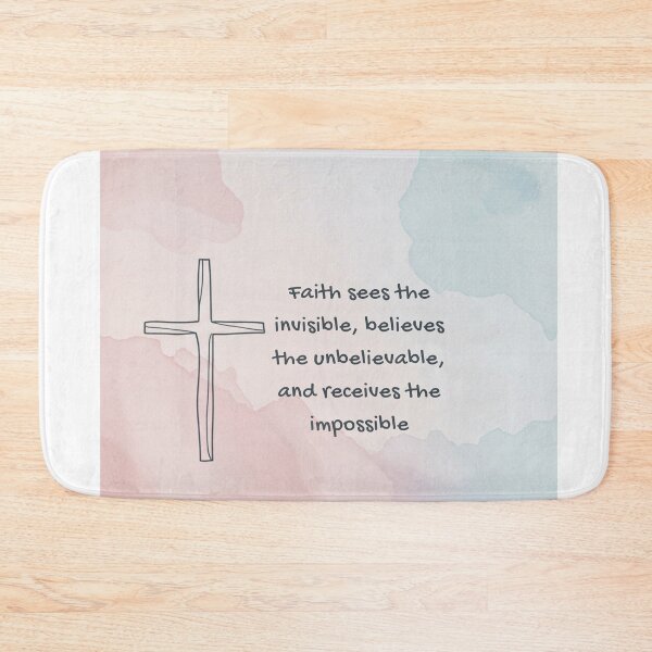 Item preview, Faith sees the invisible, believes the unbelievable, and receives the impossible designed and sold by FitEnvy.