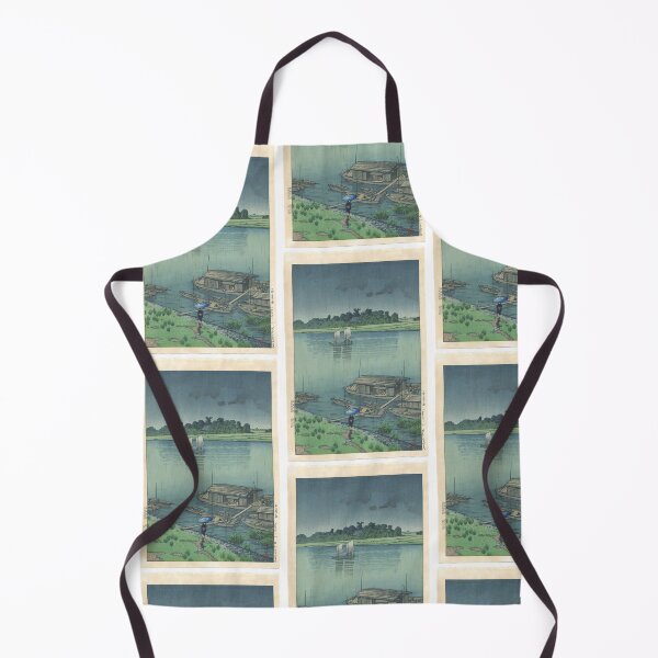 Item preview, May Rain at Ara River by Kawase Hasui designed and sold by TeeARTHY.