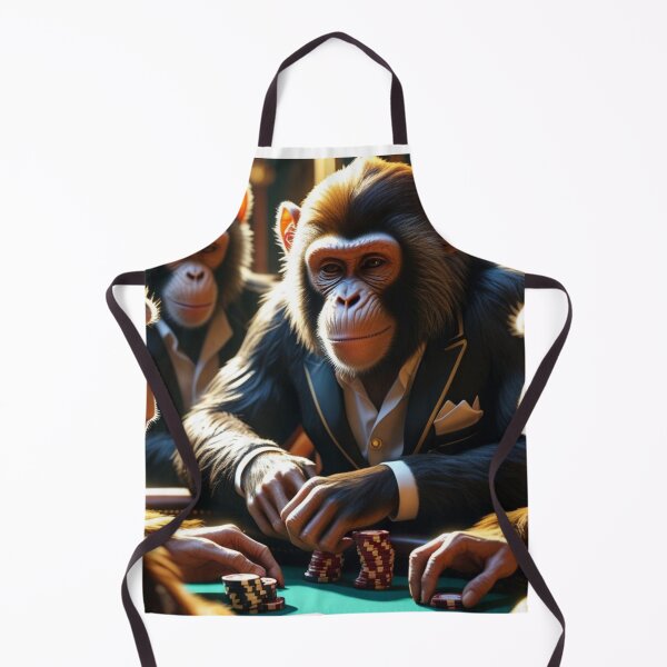Item preview, High Stakes Monkey Poker Night designed and sold by EfraimFunArt.