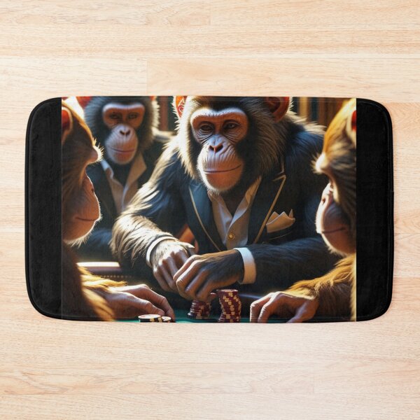 Item preview, High Stakes Monkey Poker Night designed and sold by EfraimFunArt.