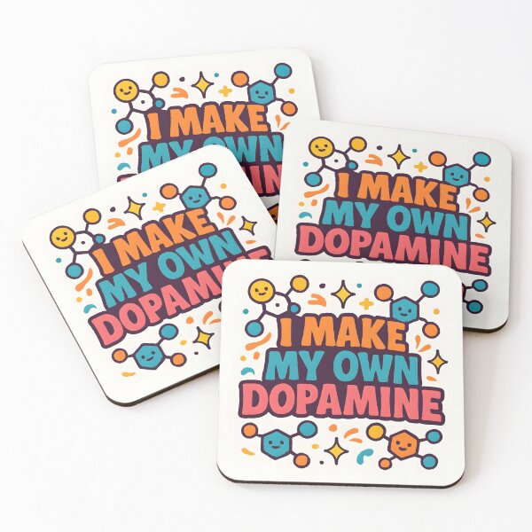 Item preview, I Make My Own Dopamine — Funny Neurodivergent Pride Design designed and sold by WhisperFrame.