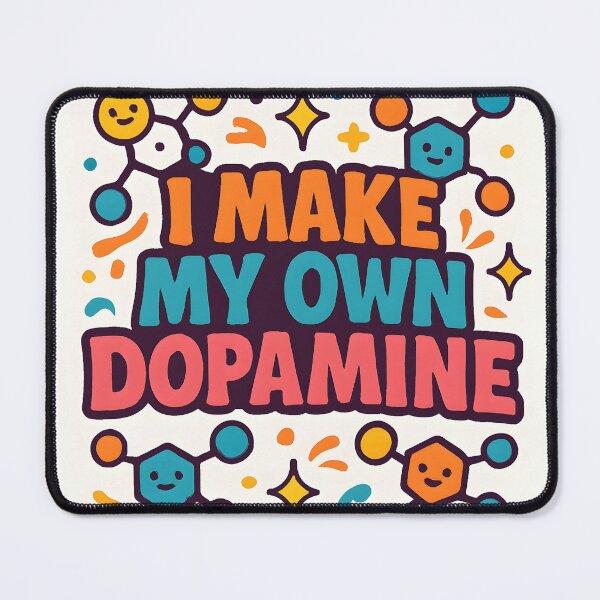 Item preview, I Make My Own Dopamine — Funny Neurodivergent Pride Design designed and sold by WhisperFrame.