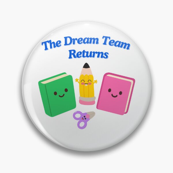 Item preview, The Dream Team Returns – Funny School T-Shirt with Pencil and Notebook designed and sold by LiliDedula.