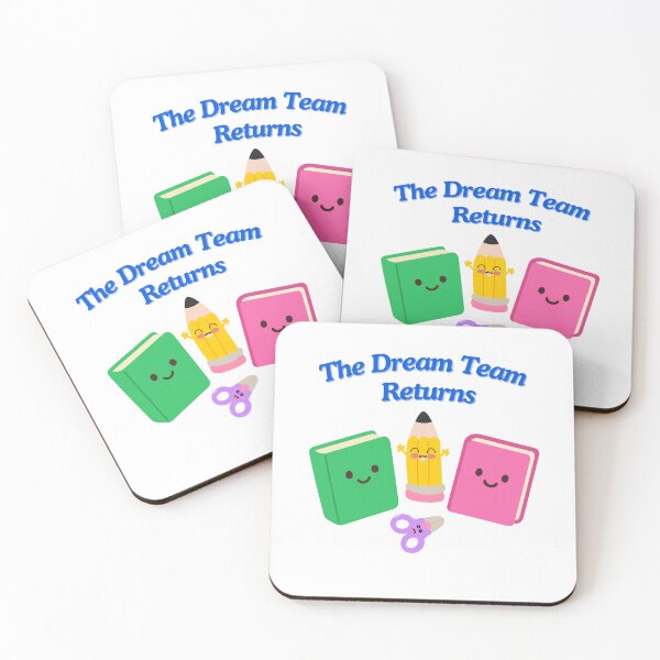 Item preview, The Dream Team Returns – Funny School T-Shirt with Pencil and Notebook designed and sold by LiliDedula.