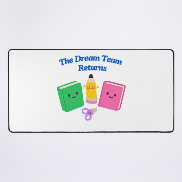 Item preview, The Dream Team Returns – Funny School T-Shirt with Pencil and Notebook designed and sold by LiliDedula.