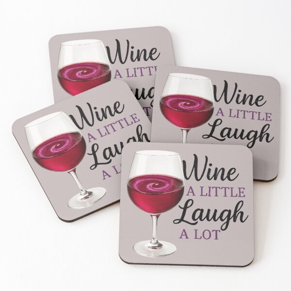 Item preview, Wine a Little, Laugh a Lot – Swirling Red Elegance designed and sold by Danivique.