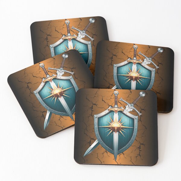 Item preview, Sword and shield designed and sold by maistendencias.