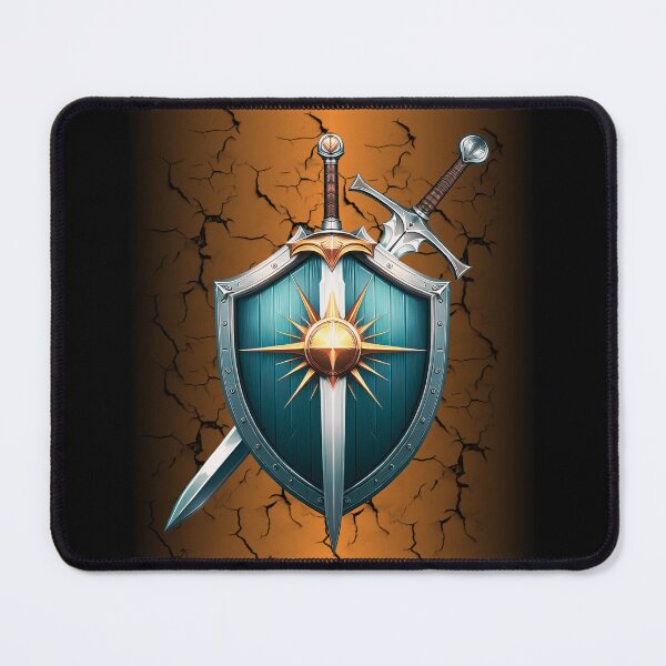 Item preview, Sword and shield designed and sold by maistendencias.