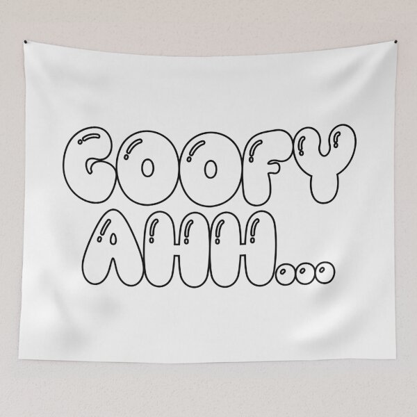 Item preview, goofy ahh... (white) designed and sold by Aesthetic Crew.