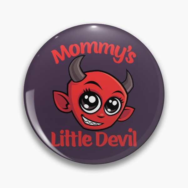 Item preview, Cute Mommy's Little Devil Cartoon Design designed and sold by fizzgig.