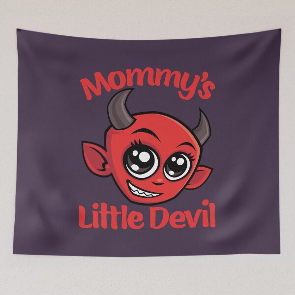 Item preview, Cute Mommy's Little Devil Cartoon Design designed and sold by fizzgig.