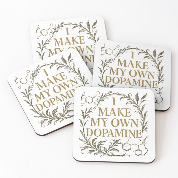 Item preview, I Make My Own Dopamine — Vintage Dark Academia Typography Design designed and sold by WhisperFrame.