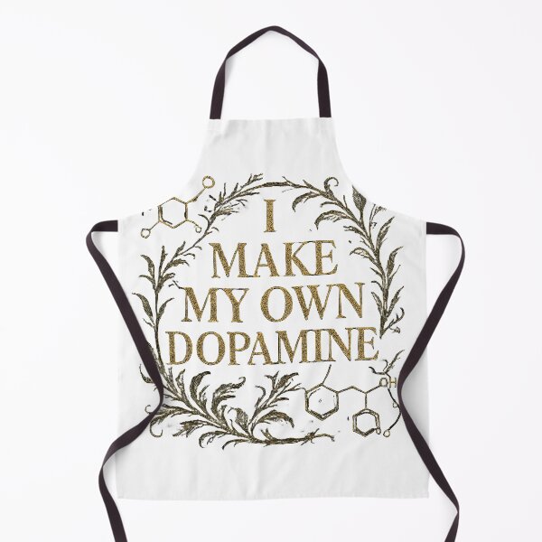 Item preview, I Make My Own Dopamine — Vintage Dark Academia Typography Design designed and sold by WhisperFrame.
