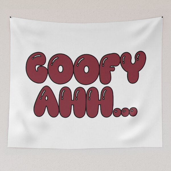 Item preview, goofy ahh... (dark red) designed and sold by Aesthetic Crew.