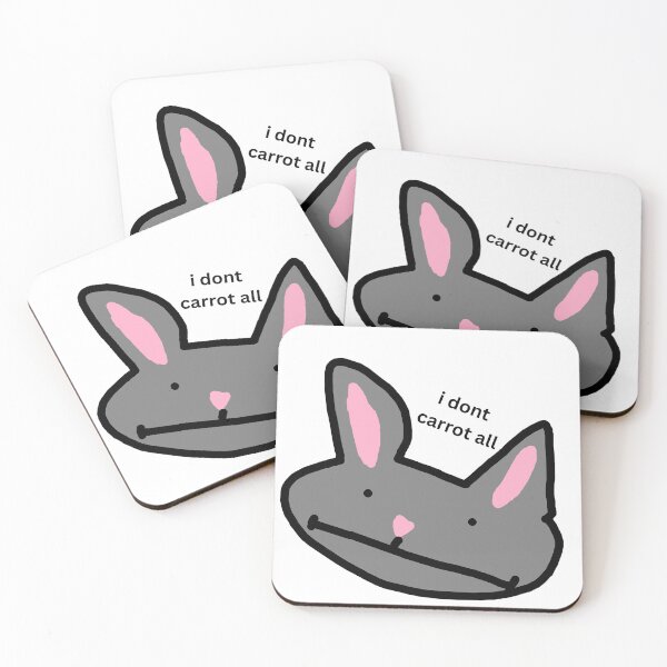 Item preview, Funny bunny carrot meme sticker designed and sold by FrontLobe.