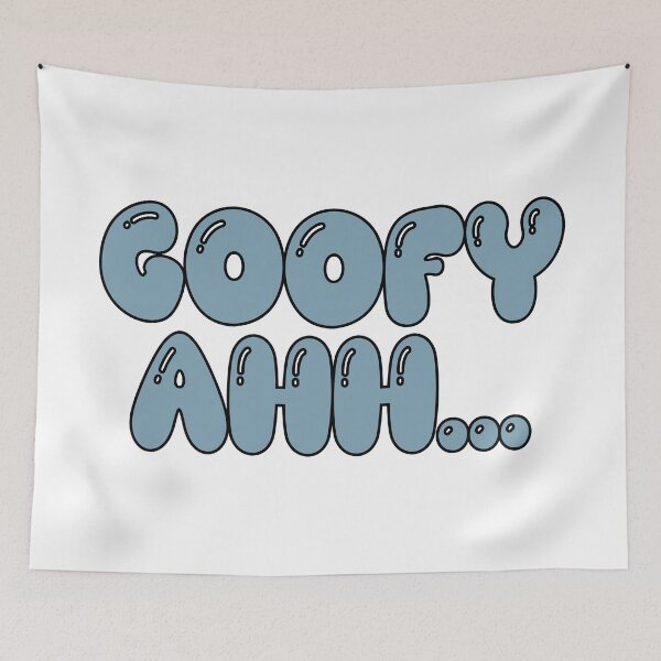 Item preview, goofy ahh... (blue gray) designed and sold by Aesthetic Crew.