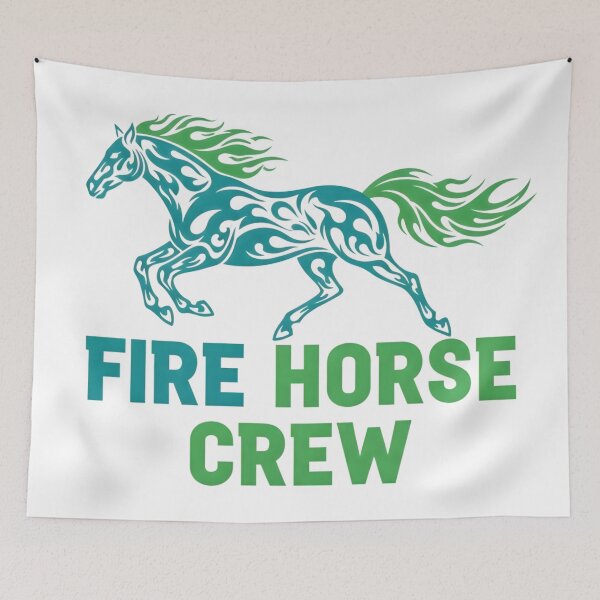 Item preview, Fire Horse Crew Art | Bold Tribal Running Horse Energy Digital Download designed and sold by AnnDesignStudio.