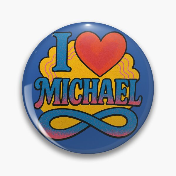 Item preview, I Love Michael Heart Design designed and sold by FrictionMaxxing.