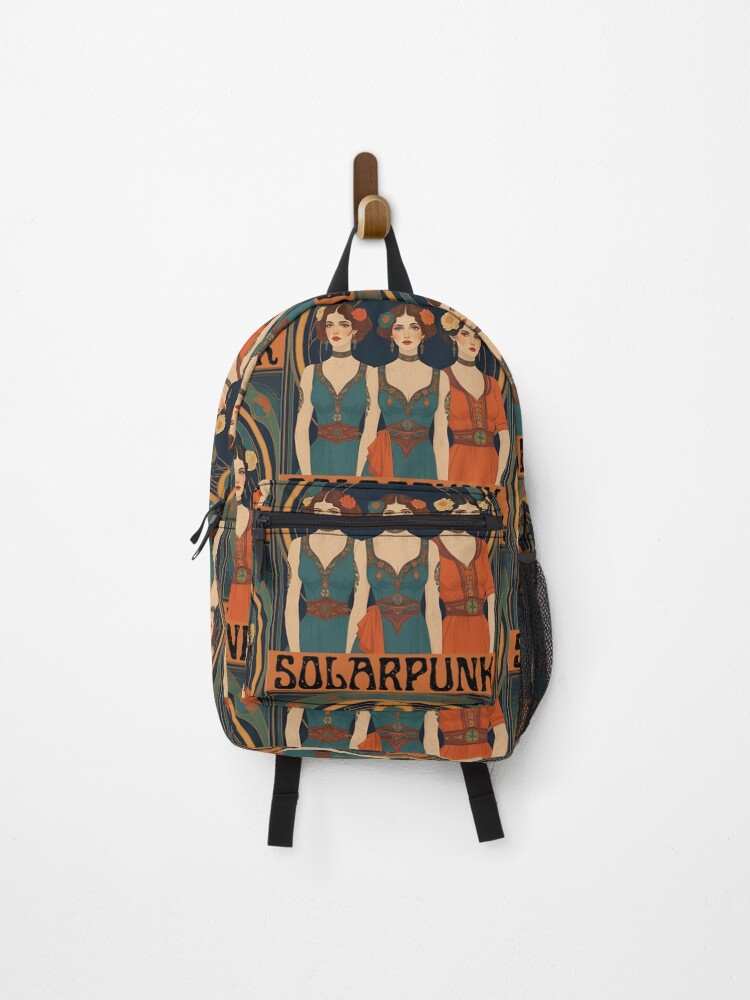 Thumbnail 1 of 3, Backpack, Solarpunk designed and sold by ReFuture.