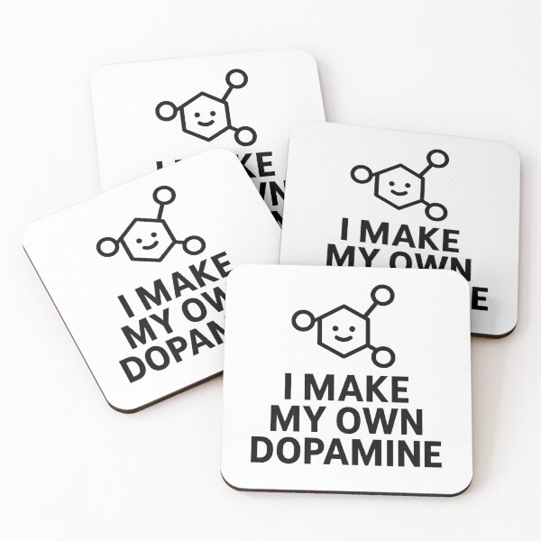 Item preview, I Make My Own Dopamine — Minimalist Black and White Design designed and sold by WhisperFrame.