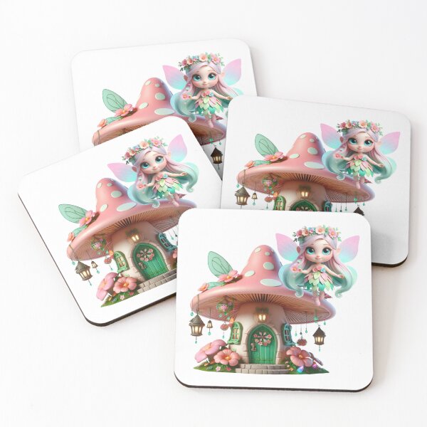 Item preview, Enchanting Fairy & Whimsical Mushroom House designed and sold by lojadpop.