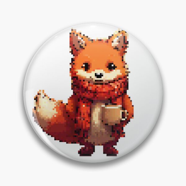 Item preview, Cozy Autumn Fox (Pixel Art) designed and sold by krekerart.