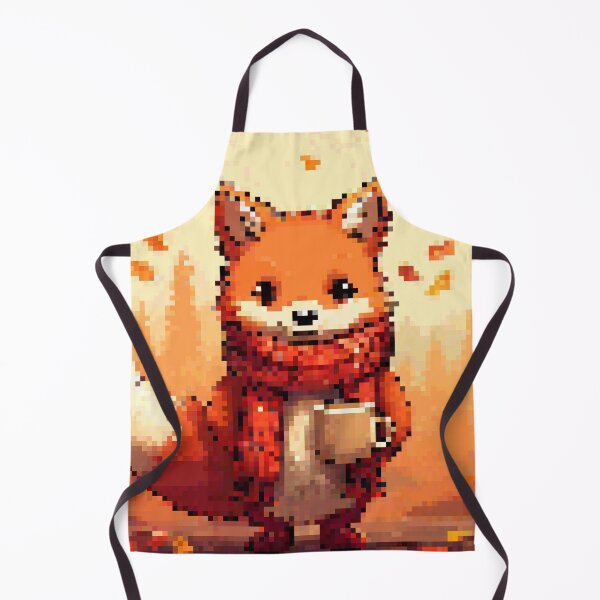Item preview, Cozy Autumn Fox (Pixel Art) designed and sold by krekerart.