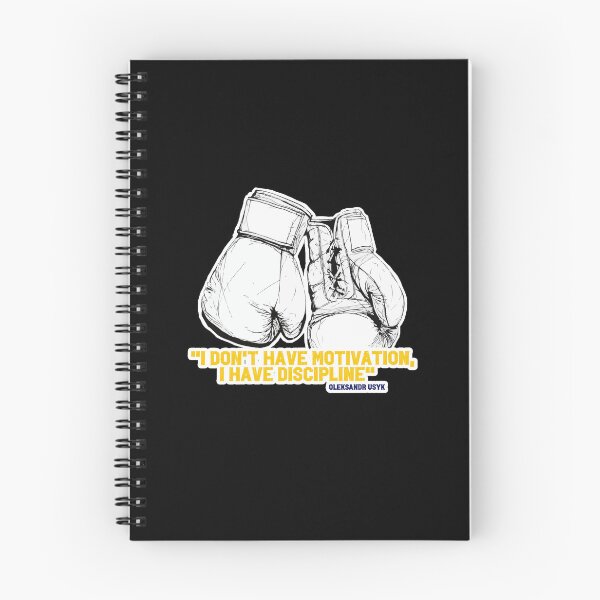 Item preview, "I don't have motivation, I have discipline."  - Oleksandr Usyk, Heavyweight Boxing Champion. designed and sold by Art-for-World.
