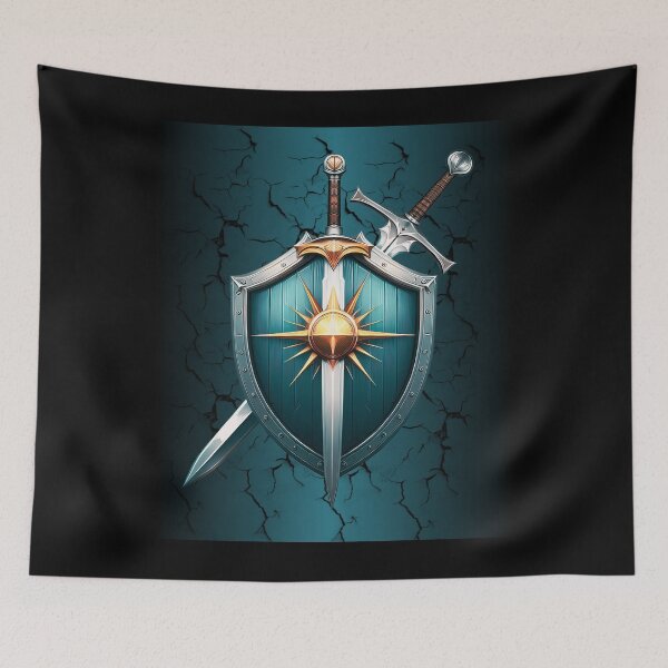 Item preview, Sword and shield designed and sold by maistendencias.