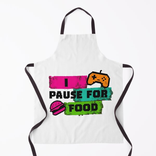 Item preview, Gamer Pause For Food Art | Funny Foodie Gaming Motivation Digital Download designed and sold by AnnDesignStudio.