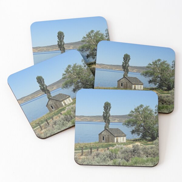 Item preview, Old Building By A Reservoir designed and sold by Brenda's Images.
