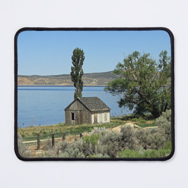 Item preview, Old Building By A Reservoir designed and sold by Brenda's Images.