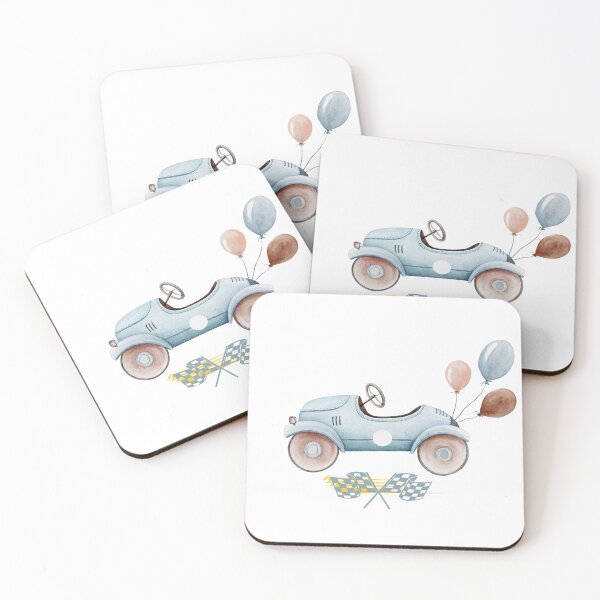 Item preview, Car with Balloons Celebration Design designed and sold by Merymer.