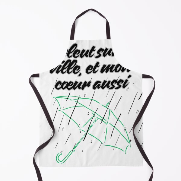 Item preview, Melancholy Rain in Paris French Quote designed and sold by ShumLab.
