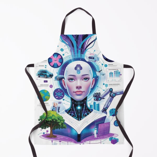 Item preview, Optimistic Future of AI – Intelligent Innovations designed and sold by smitke.