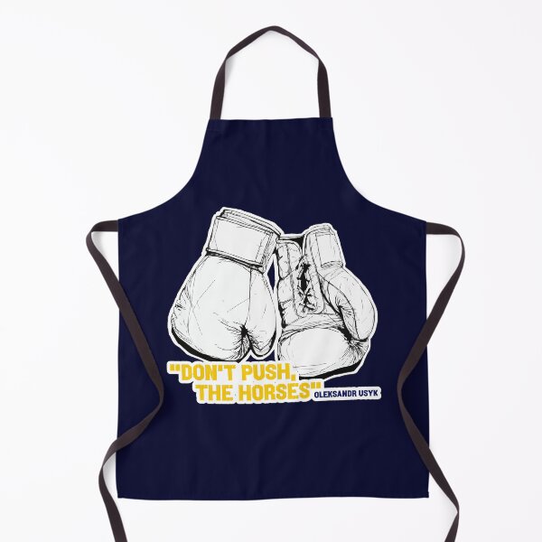 Item preview, "Don't Push The Horses" – Oleksandr Usyk Quote, Undisputed Boxing Champion designed and sold by Art-for-World.
