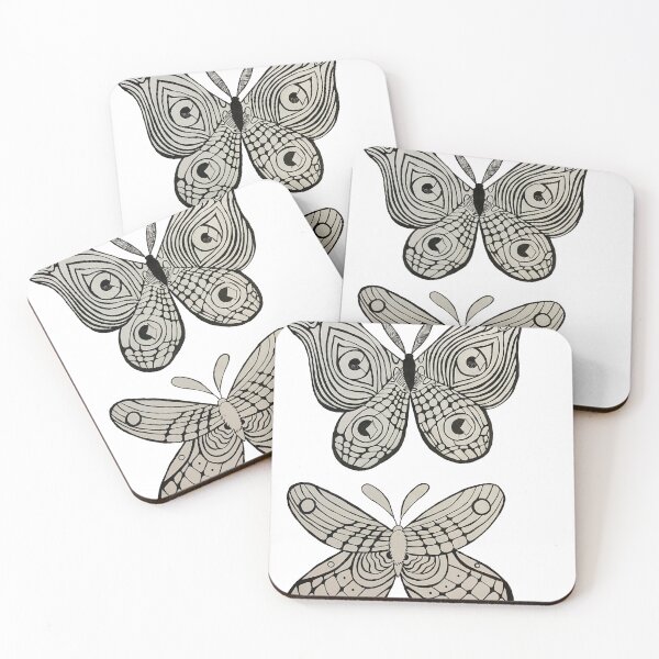 Item preview, Line-work Butterflies designed and sold by fern.prints.