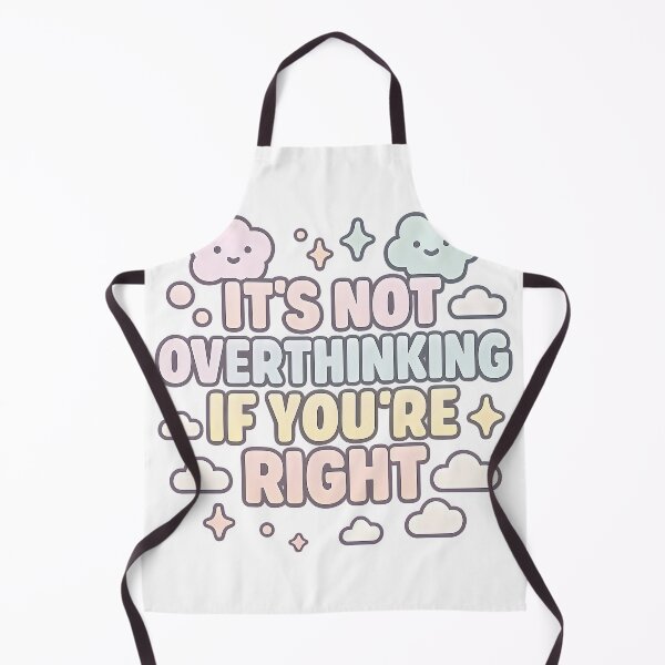 Item preview, It’s Not Overthinking If You’re Right — Cute Pastel Kawaii Neurodivergent Design designed and sold by WhisperFrame.