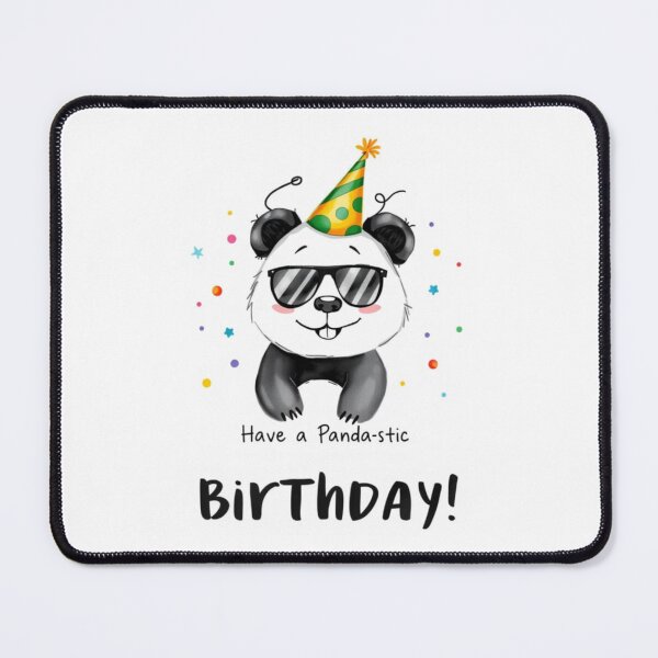 Item preview, Have a Panda-stic Birthday cute kawaii meme gift balloons panda designed and sold by CheeseBlueprint.