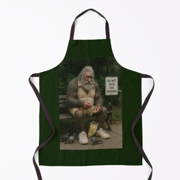 Item preview, Herbert the Senior Bigfoot Feeds the Pigeons designed and sold by Tridentulus.