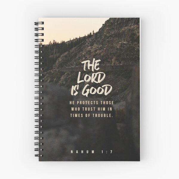 Item preview, NAHUM 1:7 THE LORD IS GOOD designed and sold by L0VELaughL1VE.