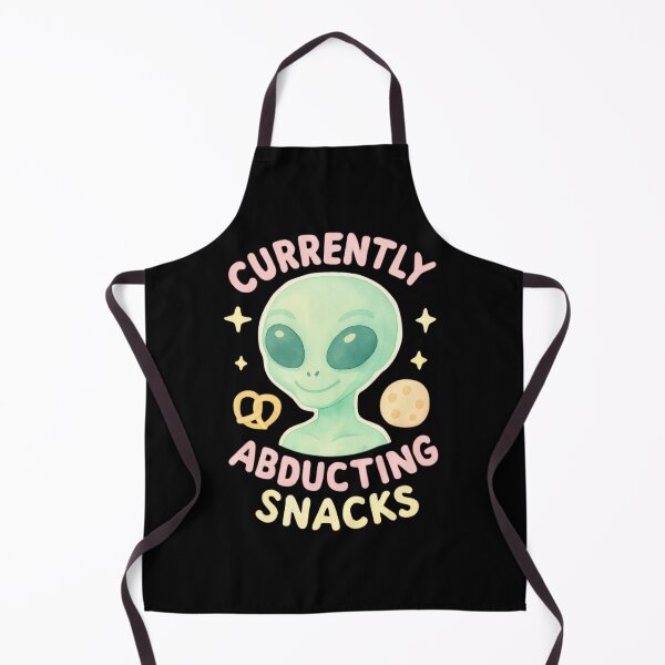 Item preview, Currently Abducting Snacks – Cute Pastel Alien Sweet and Spooky Halloween Design designed and sold by baggycatsworld.